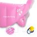 Baby Inflatable Bathtub  Portable Infant Toddler Bathing Tub Non Slip Travel Bathtub Mini Air Swimming Pool with Air Pump  Pink - Buy Online on GoSupps.com