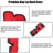 Dog Leg Brace 2 Pack Canine Dog Leg Joint Wraps Compression Brace Protects Wounds Prevents Injuries and Sprains Helps with Loss of Stability Caused by Arthritis Pet Kneepad|Red (S) - Buy Online on GoSupps.com