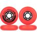 AOWESM Inline Skate Wheels 85a Replacement 76mm Red 4-Pack - Roller Hockey Skates Accessories - Buy Online on GoSupps.com