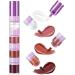 Argile Mate Pour L vres 4 En 1 Gloss Imperm able - Rouge L vres Longue Tenue Imperm able Pour Shopping R paration Fille Voyage Voyage D Affaires Sc ne Rendez-Vous R union - Buy Online on GoSupps.com