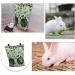 LELEO Rabbit Feeder Hanging Rabbit Hay Feeder Bag Foldable Hay Storage Bag for Rabbit Guinea Pig Hamster Chinchilla S-Avocado - Buy Online on GoSupps.com