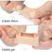 DYKOOK Big Gel Lined Toe Tubes Sleeves 10 Pcs Made of Elastic Fabric Lined with Silicone Gel. Toe Sleeve Protectors Relief Toe Pressure Pain Corn and Calluses Remover - Buy Online on GoSupps.com