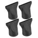 DRESSOOS 4pcs Hair Dryer Accessories Diffuser Hair Blower Blow Dryer Attachment for Dryer Black Plastic
