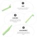 INOOMP 2 Pcs Pet Single Head Toothbrush Cat Toothbrush Cat Toothpaste Cleaning Kits Puppy Manual Fine Fiber 1 count (Pack of 1) Random Colorx2pcs - Buy Online on GoSupps.com