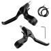 RUJOI Bike Brake Lever Set,1 Pair Aluminum Alloy Bicycle Brake Handle with 2 Set Bike Brake Cable Wire and Housing for Mountain Bike,MTB, Road Bike, Folding Bike, 2.2cm Diameter basic