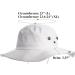 Men's UV Protection Wide Brim Sun Hat XL - White Bucket Fishing Safari Boonie - Buy Online on GoSupps.com