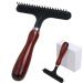 Nixotica Durable Pet Hair Removal Delicate Motion Massage Skin Rake Brush for Speed Grooming