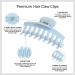 8 Pcs 4.3 inch Hair Claw Clips Set - Matte Finish Neutral Hair Accessories for Women and Girls - Buy Online on GoSupps.com
