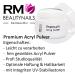 RM Beautynails 35g Acrylic Powder - Studio Quality French White for Nail Design | 1 Pack - Perfect for Professional Nail Art - Buy Online on GoSupps.com