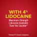 Aspercreme 4% Lidocaine No Mess Applicator 2.5 oz (Pack of 3) - Fast Pain Relief - Buy Online on GoSupps.com