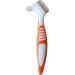 Denture Brush Set | Ergonomic Dual-Bristled Toothbrush for False Teeth Care - Portable & Multi-Layered Bristles - Buy Online on GoSupps.com