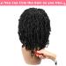 FAVE Black Braided Short Wig - Synthetic Afro Dreadlock Faux Locs for Women - Buy Online on GoSupps.com