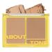 Turn On Shade Shading 2 Colors/Soft Matte Finish Bronzer Pact Face Contour Makeup Palette with Natural Bronzing Powder Lightweight and Long-lasting for Daily Use 12g (01 WARM SHADE) 01 WARM SHADE 0.42 Ounce (Pack of 1)