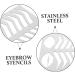 Didiseaon Eyebrow Template Mold Brow Lips Template Brow Stencil Eyebrow Draw Board Make up Lip Makeup - Buy Online on GoSupps.com