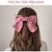 1 Psc Pink Bow Hair Clips Satin Vintage Solid Color Bowknot French Barrette Hair Bows for Girls for Hair Clip and Accessories for Women Girls Hair Barrettes Scrunchies Accessories - Buy Online on GoSupps.com