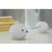 Kikkerland Hedgehog Laundry Dryer Balls - Reusable Softener Wrinkle Reducer Saves Drying Time - Set of 2 (Plastic White) - International Shipping Available - Buy Online on GoSupps.com