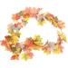 LIFKICH 1pc Maple Leaf Pendant Artificial Maple Leaf Vine Thanksgiving Front Door Vine Thanksgiving Leaves Artificial Leaves White Masks Home Decor Artificial Rattans Reward Halloween Colorful 180 20cm - Buy Online on GoSupps.com