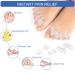 Toe Spreader Set for Hallux Valgus | Silicone Toe Separator & Hammer Toe Correction - Unisex Solution - Buy Online on GoSupps.com