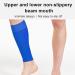 Buy Calf Compression Sleeves for Sports Footless Support Stockings for Football Running & Cycling Blue High Knee Waden Bandages - Buy Online on GoSupps.com