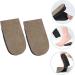 NOLITOY 4 Pairs Inner Heightening Insoles - Men's Shoe Lifts Anti-Slip Orthopedic Heel Inserts Soft EVA Suede Pads for Comfort & Support - Buy Online on GoSupps.com