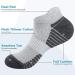 Ruixue Breathable Sports Socks for Men & Women - 6 Pairs Cotton Running Socks Anti-Slip Short Socks (Size 35-50) - Buy Online on GoSupps.com