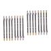 Didiseaon 16 Pcs Pencil Sharpener Eyebrow Pencil Makeup Accessories Eyebrow Makeup Tool Makeup Pencil 1 count (Pack of 1) Blackx2pcs
