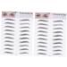 MAGICLULU 6 Pcs 3d Eyebrow Stickers 3d Brow Stickers Eyebrow Hair Natural Eyebrow Sticker 6d Tool Water Proof ze006x3pcs Blackx3pcs - Buy Online on GoSupps.com