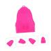 Stainless Steel Mirror Makeup Brush Cleaning Pad & Silicone Face Scrubber Gloves | 19x13cm Rosy | Perfect for Brush Cleaning & Face Cleansing - Buy Online on GoSupps.com