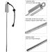 Alomejor Stainless Steel Lobster Stick Scuba Diving Pointer with Lanyard - Black - Buy Online on GoSupps.com