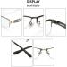 Hadiih Photochrome Reading Glasses for Men - Ultra-Light Metal Frame Intelligent Color Change Anti-UV Sunglasses (+1.5 Blue) - Shop Internationally! - Buy Online on GoSupps.com