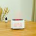 Essential Oil Diffuser | Aromatherapy Cool Mist Humidifier with Flame Light | USB Timer & Auto Off - White - Buy Online on GoSupps.com
