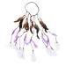 Boho Layered Feather Headband - Purple Tribal Hairband for Women & Girls | Halloween Decoration & Accessories - Buy Online on GoSupps.com