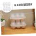 Zerodeko 2pcs Egg Storage Box Plastic Trays Eggs Fridge Egg Holder Egg Holder Dispenser Flat Shoes Organizer - Buy Online on GoSupps.com