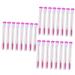 FOMIYES 24 Pcs Diamond Mascara Brush Rhinestone Applicator Tool Makeup Containers Lip Balm Containers Mascara Cream Wand Eyelash Cream Tubes Lash Wand Tubes Beauty Eyelash Extend