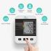 Annsky Digital Blood Pressure Monitor for Home Use - Large LCD Display, Automatic Measure, Heart Rate Pulse, 2 User Memories - Black - Buy Online on GoSupps.com