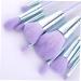 FRCOLOR 20 Pcs Makeup Brush Set - Blush Concealer & Eye Brushes with Purple Crystal Handle - Premium Acrylic Face Makeup Tools for Flawless Beauty - Buy Online on GoSupps.com