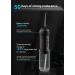 6-Mode Portable Oral Irrigator - Waterproof Water Flosser for Travel & Home Use | Black - Includes 4 Nozzles - Buy Online on GoSupps.com