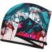 Buy Abstract Coral Velvet Dry Hair Cap with Buttons - Perfect for Curly Long & Thick Hair | Anti-Frizz Solution - International Shipping Available - Buy Online on GoSupps.com