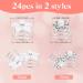 24 Premium Wedding Hairpins | Bridal Jewelry Flowers & Spiral Accessories for Stunning Hairstyles - Buy Online on GoSupps.com