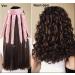 Heatless Curlers Headband - Octopus Hair Curler for Long & Medium Hair | Silk Band Lure Locks Without Heat - Pink | Perfect Hair Styling Tool for Women & Girls - Buy Online on GoSupps.com