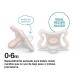 Suavinex Zero Zero Pacifier for Newborns - Symmetrical Teat 0-6 Months Pink - 1 Piece (9.3 x 6.3 x 6 cm) | International Shipping Available - Buy Online on GoSupps.com