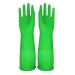 GIFZES Cleaning Gloves Full Hand Protection Gloves Waterproof Non-slip Dishwashing Gloves Heat-insulated Kitchen Cleaning Tool Green S