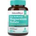 NatureMyst Magnesium Malate Chelated Form Highly Absorbable Non-Buffered Gentle on Stomach for Adults & Children Flexible Dose Energy Production Nerve & Muscle Function 240 Vegan Capsules