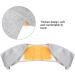 Double Shoulder Sleeping Support Brace & Heating Pad for Neck Pain Relief | Lightweight Soft Gold Fleece | Winter Comfort & Protection (M - Buy Online on GoSupps.com