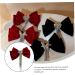 tassel hair clip bow hair clip bow hair barrettes hair bow clip hair barrettes for women ribbon hair bows Grosgrain sparkly tassel barrettes big bow makeup rhinestones girl Miss - Buy Online on GoSupps.com