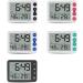 Buy Indoor Thermometer Hygrometer - Large Screen Temperature & Humidity Meter with Alarm Clock & Countdown Timer - Ideal for Kitchen & Home Use - Buy Online on GoSupps.com