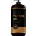Brooklyn Botany Jamaican Black Castor Oil for Skin  Hair and Face   100% Pure and Natural Body Oil and Hair Oil - Carrier Oil for Essential Oils  Aromatherapy and Massage Oil   28 fl Oz Jamaican Black Castor 28 Fl Oz (Pa...