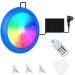 COOLWEST 10W Underwater Pool Lighting - RGB LED with Remote Control 7m Cable & 18 Dimmable Colors - Ideal for International Shipping - Buy Online on GoSupps.com