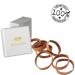 Buy HAARallerliebst Extra Wide Hair Ties - Dark Beige (8 pcs 5 cm) with White Storage Box | Perfect for International Shipping - Buy Online on GoSupps.com