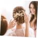 Beatifufu 1 Set Wedding Hair Comb Bridal Headdress Flower Hair Pin Wedding Headdress Bridal Headpiece Bridal Hair Accessories Wedding Hair Accessories Flower Hair Comb Flower Leaf Hair Comb - Buy Online on GoSupps.com